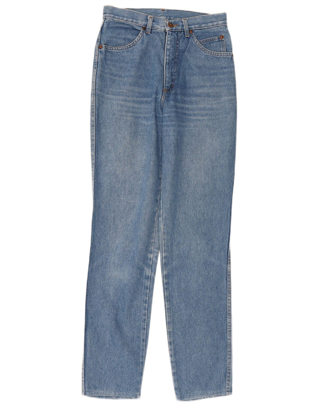 Jeans da donna a vita alta VINTAGE W26 L30 Blu