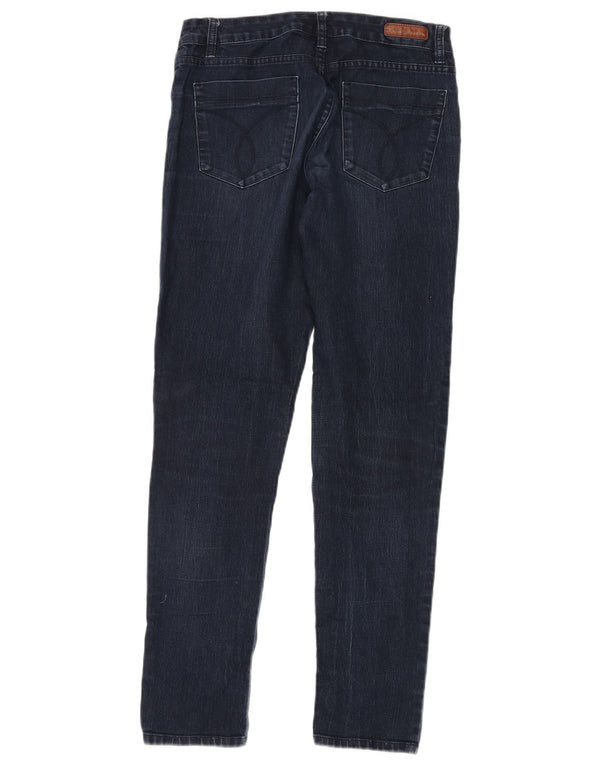 CALVIN KLEIN Jeans skinny legging da donna US 6 Small W30 L32 Blu navy