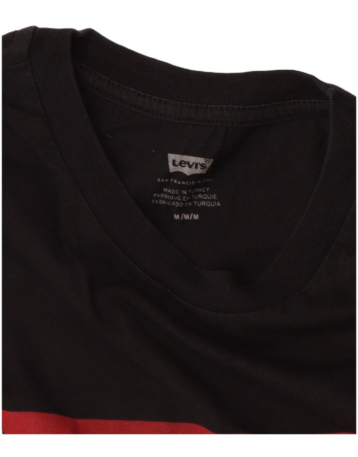 T-shirt grafica da uomo LEVI'S nera media