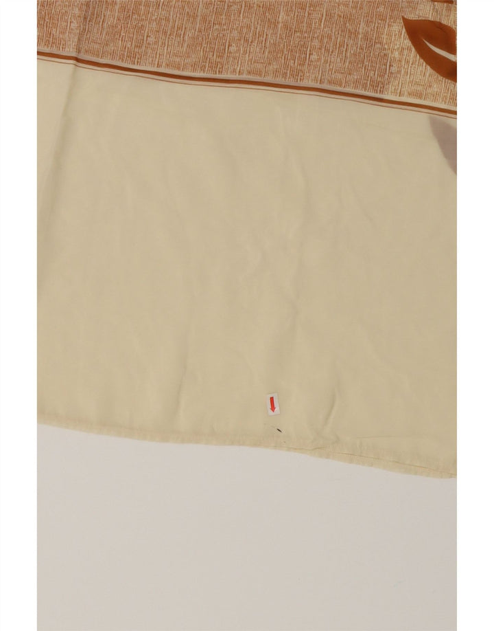 VINTAGE Womens Blouse Top IT 46 Large Beige Striped Acetate Vintage Vintage and Second-Hand Vintage from Messina Hembry 