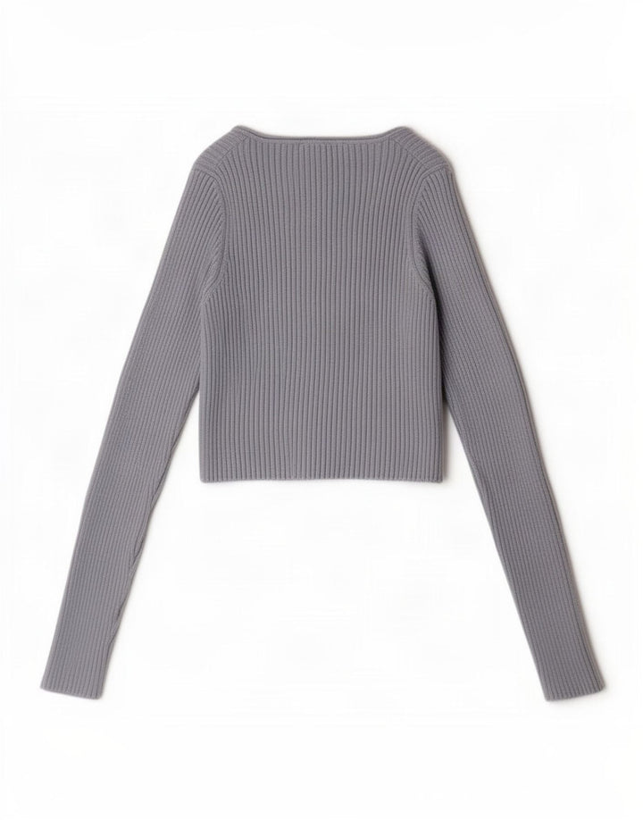 Top corto da donna Zara UK 8 piccolo in nylon blu