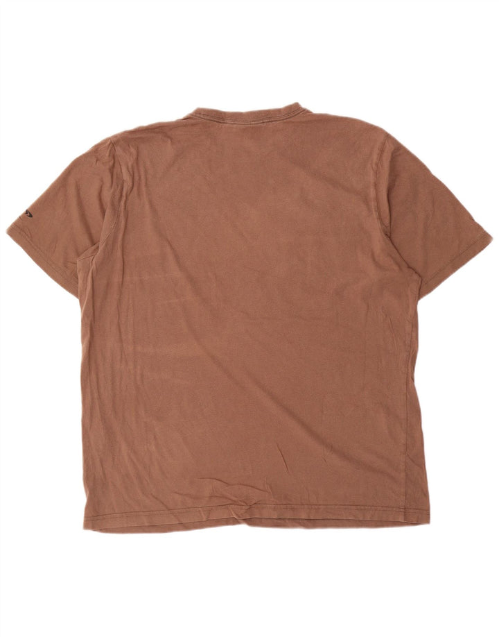 T-shirt grafica da uomo O'Neill Top XL in cotone marrone