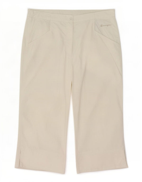 Pantaloni cropped da donna Champion grandi W34 L19 bianchi