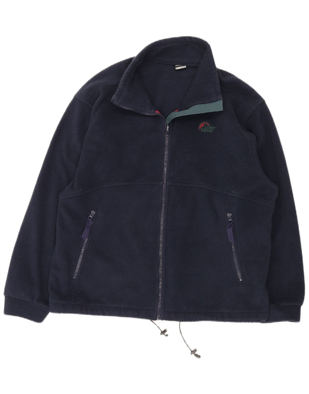 Giacca in pile da uomo LOWE ALPINE UK 42 XL Poliestere blu navy