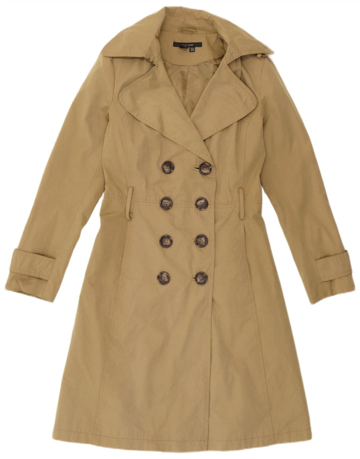 Trench da donna Zara UK 14 Cotone beige medio