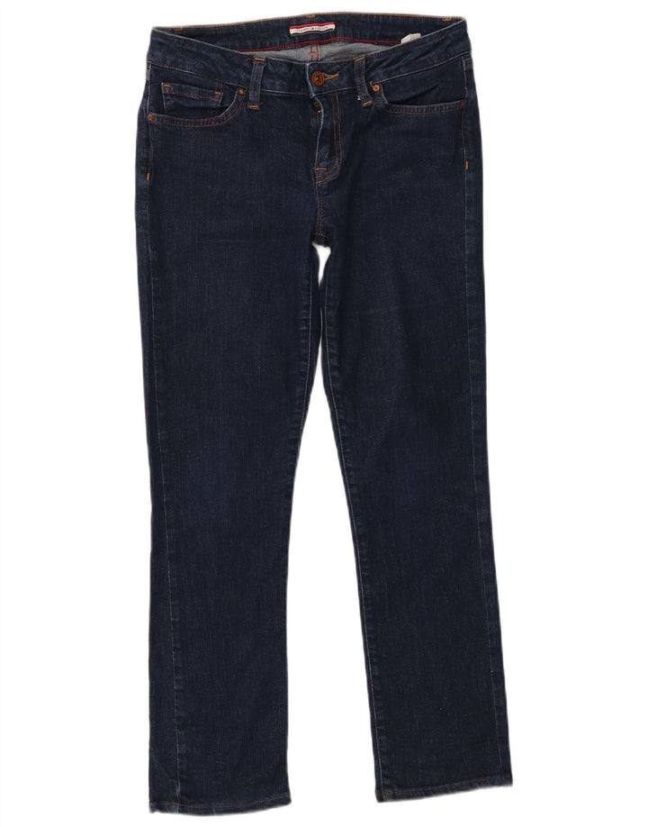 Jeans slim da donna Tommy Hilfiger US 4 Small W28 L26 Cotone blu navy
