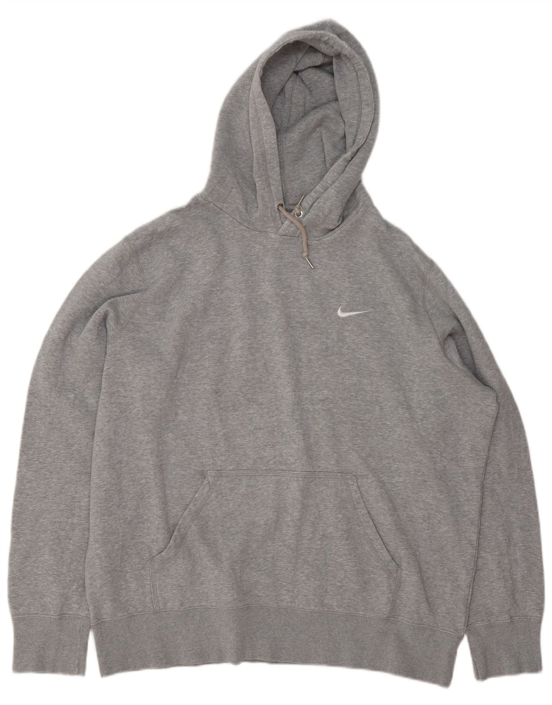 Felpa con cappuccio da uomo Nike XL in cotone grigio