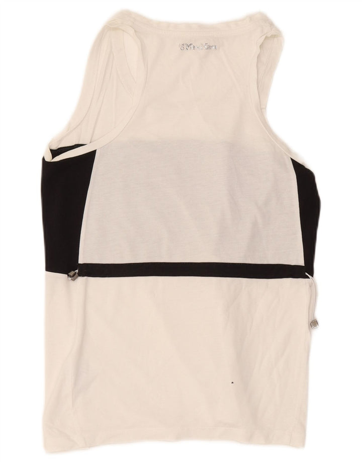 Canotta da donna Max Mara UK 12 Colorblock bianco medio
