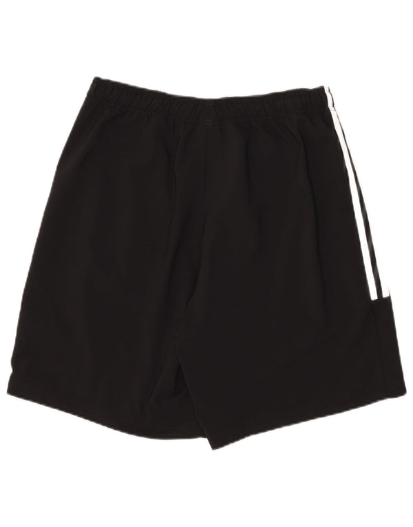 Pantaloncini sportivi da uomo Adidas medi neri in poliestere