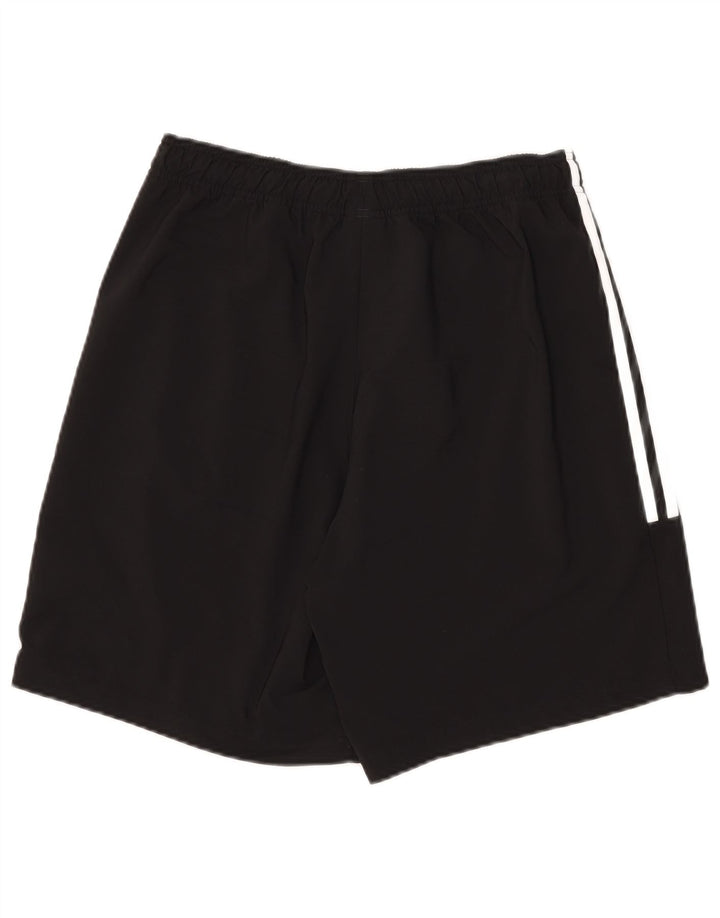 Pantaloncini sportivi da uomo Adidas medi neri in poliestere