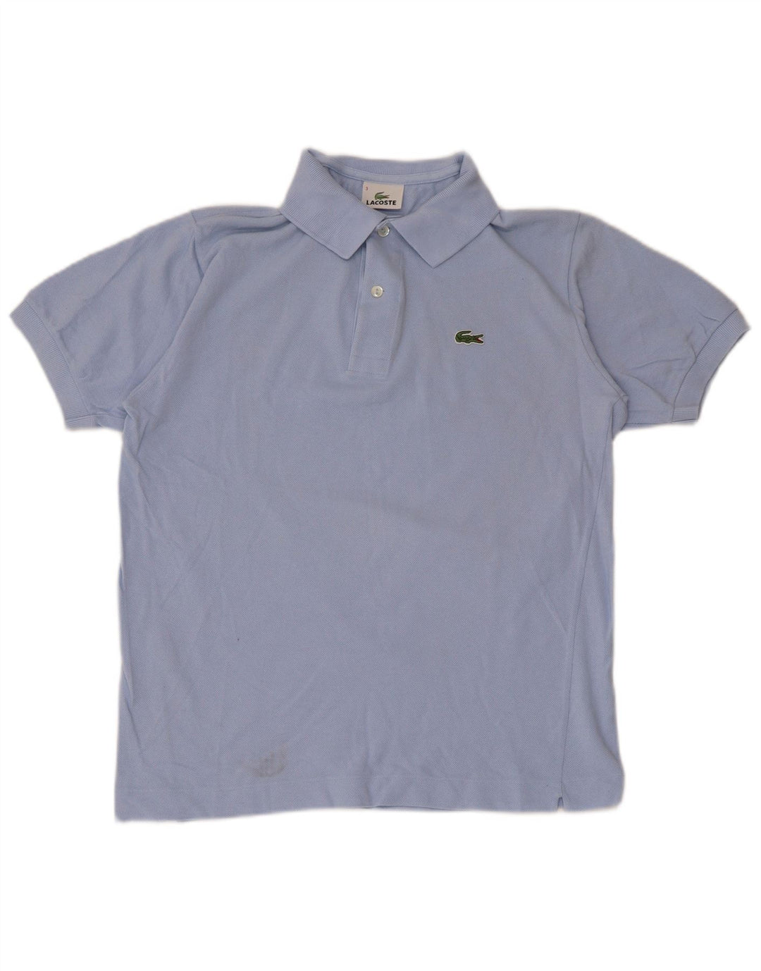 Polo da uomo Lacoste taglia 3 piccola in cotone blu