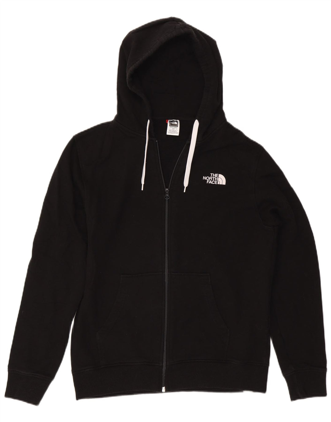 THE NORTH FACE Maglione con cappuccio e zip da uomo in cotone nero medio