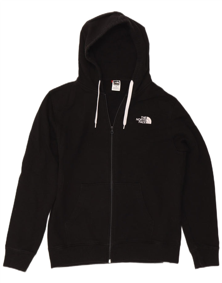 THE NORTH FACE Maglione con cappuccio e zip da uomo in cotone nero medio
