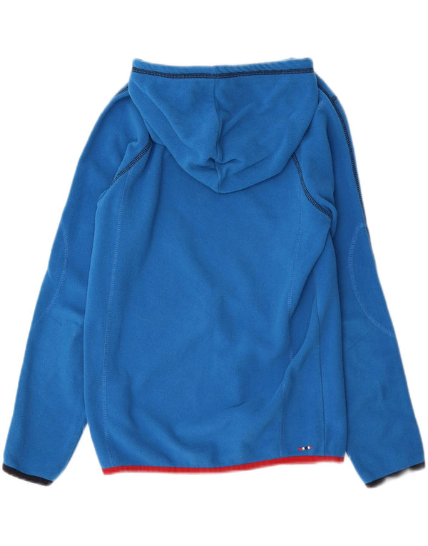 Maglione in pile con cappuccio grafico Napapijri per ragazzi 13-14 anni Blu Sportivo
