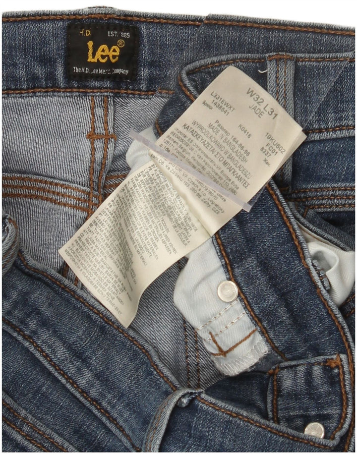 LEE Womens Jade Slim Jeans W32 L28 Blue Cotton