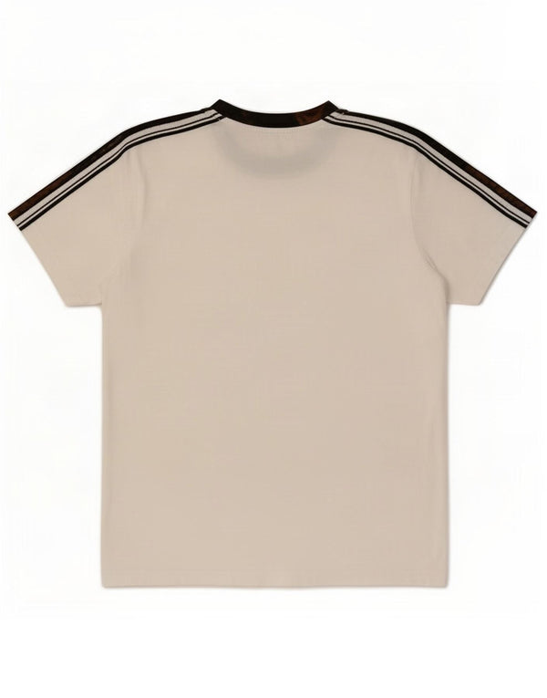 T-shirt da donna Adidas Top UK 12/14 cotone bianco medio