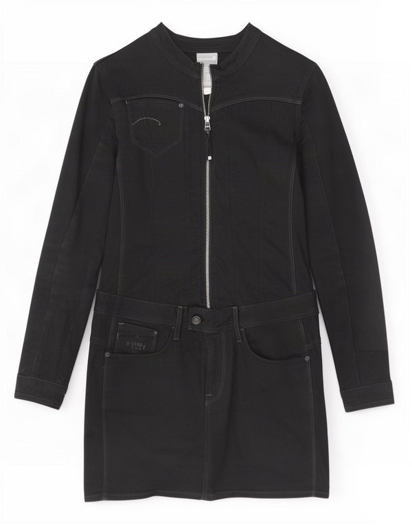 Abito basic a maniche lunghe da donna G-Star UK 12 Cotone nero medio