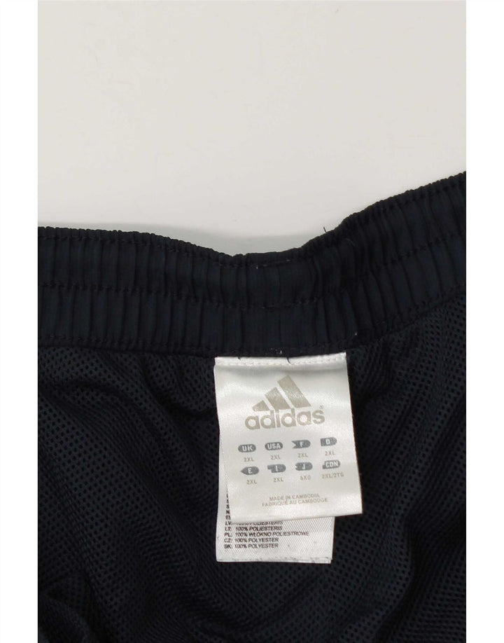 Pantaloni da tuta da uomo Adidas 2XL Poliestere color block blu navy
