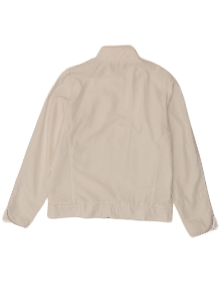 Giacca da ginnastica da donna Sergio Tacchini taglia 14 media bianca