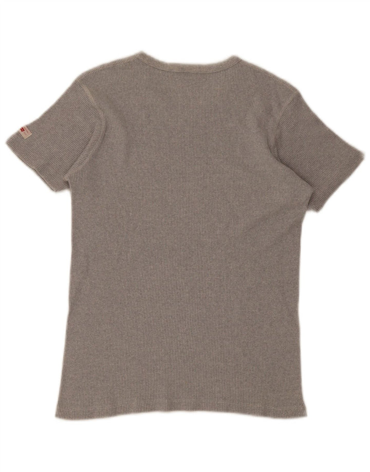 T-shirt da donna Levi's Top UK 12 cotone grigio medio