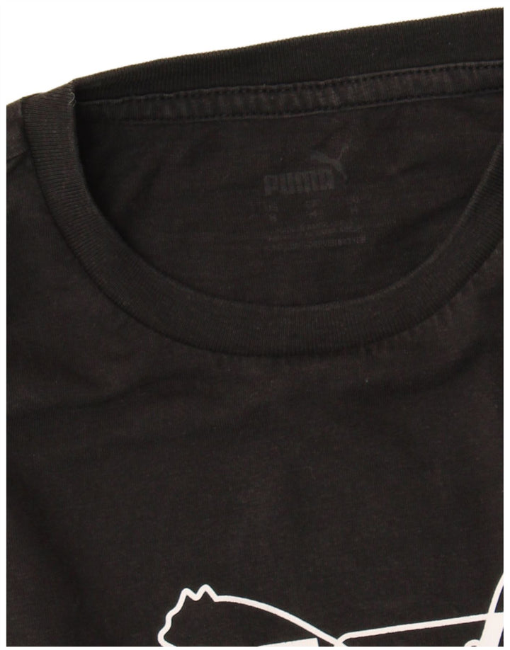 T-shirt grafica da donna Puma UK 14 media nera
