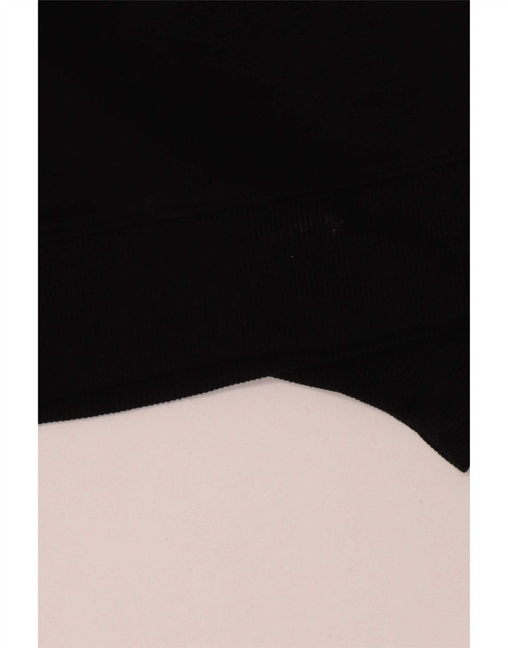 Felpa oversize da donna Zara UK 14 cotone nero medio