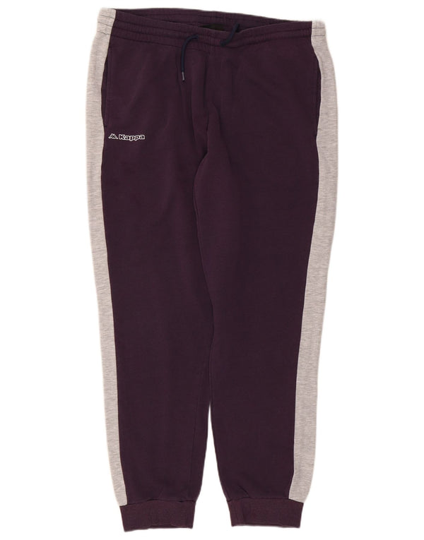 Pantaloni da tuta da donna Kappa Joggers UK 20 2XL Cotone color block viola