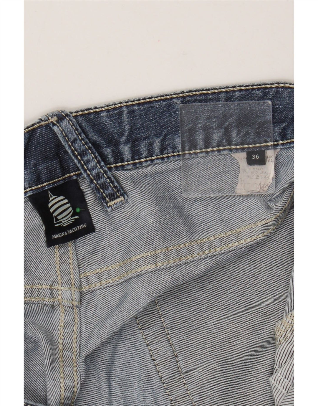 Jeans dritti da uomo Marina Yachting W36 L29 Blu