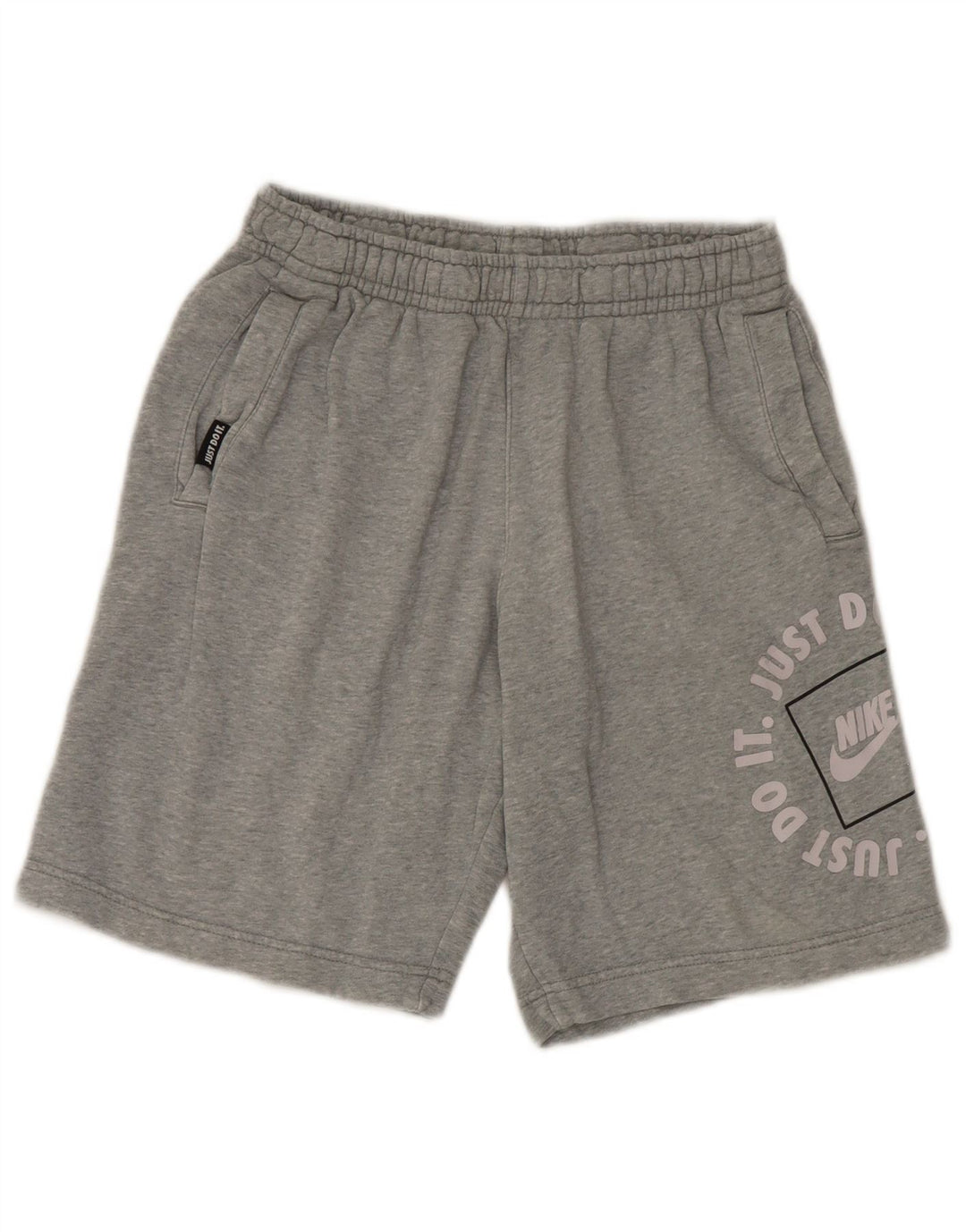 Pantaloncini sportivi Nike da uomo con grafica XS in cotone grigio