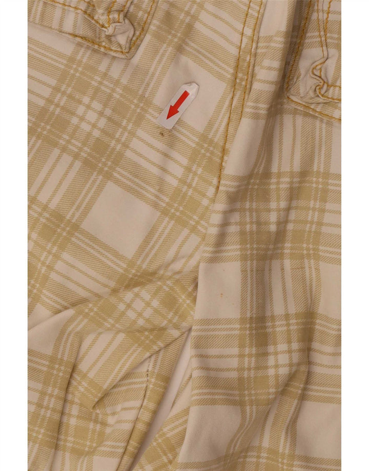 Pantaloncini cargo regolari da uomo vintage IT 48 medi W34 scozzese beige