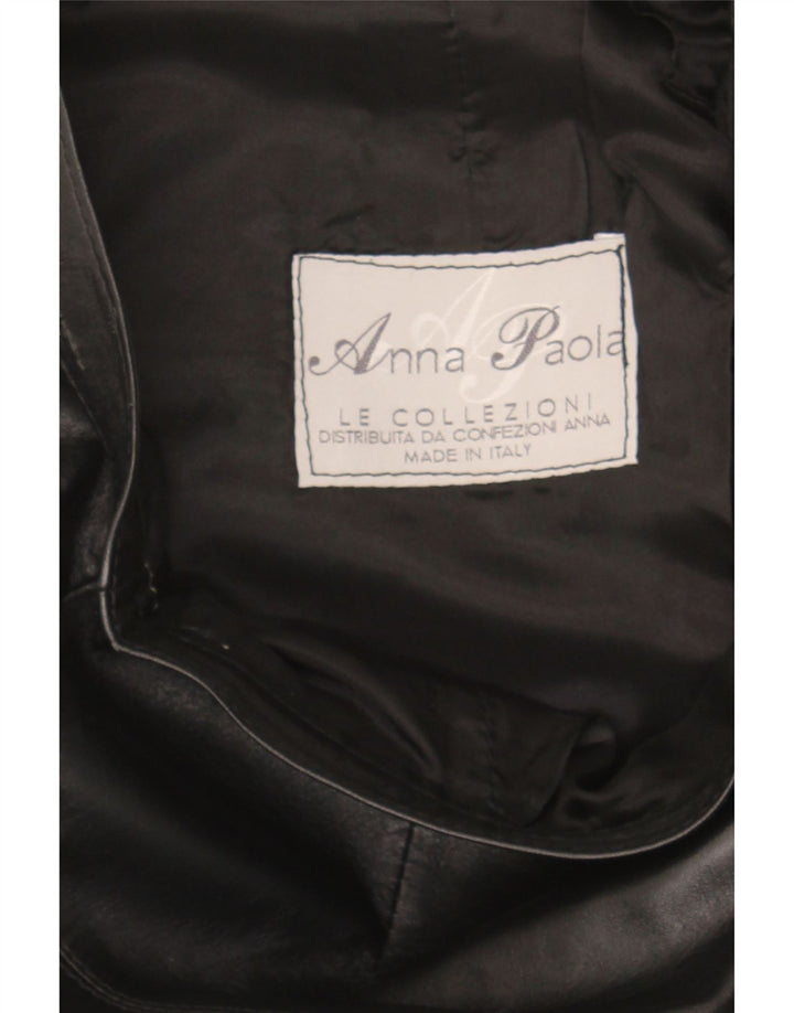 VINTAGE Womens Leather Skirt W24 XS  Black Leather Vintage Vintage and Second-Hand Vintage from Messina Hembry 