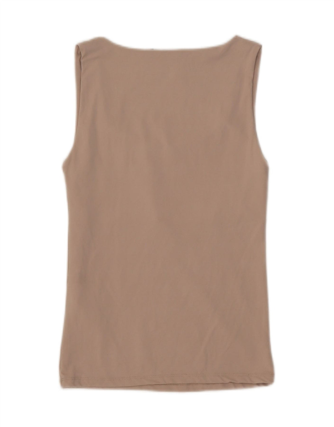 Canotta Donna Zara UK 12 Beige Medio Poliammide
