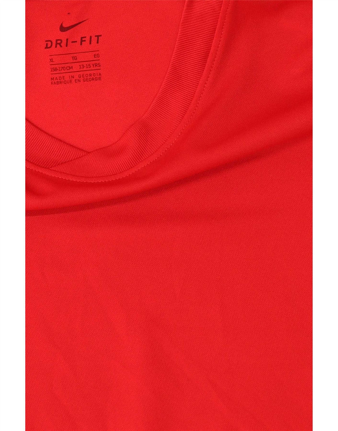 T-shirt Nike Ragazzo Dri Fit Top 13-14 anni XL Rosso Poliestere