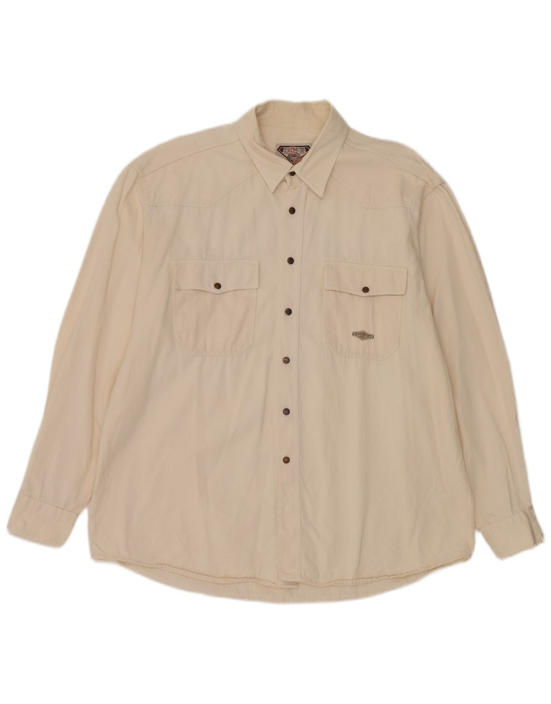 Camicia in denim da uomo Prince XL Beige