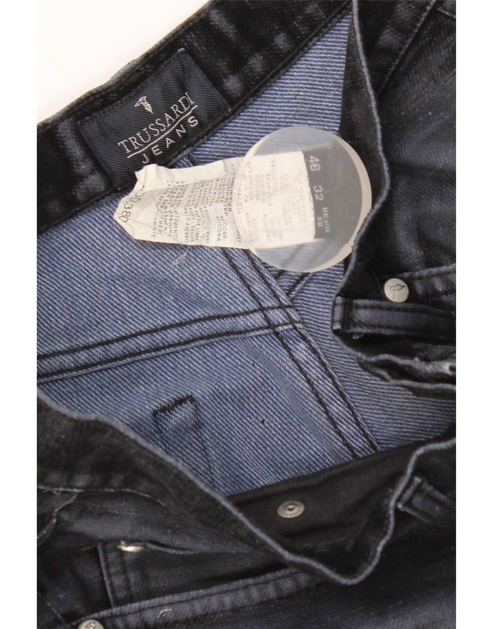 Jeans Straight Uomo Trussardi W30 L32 Blu Navy Cotone