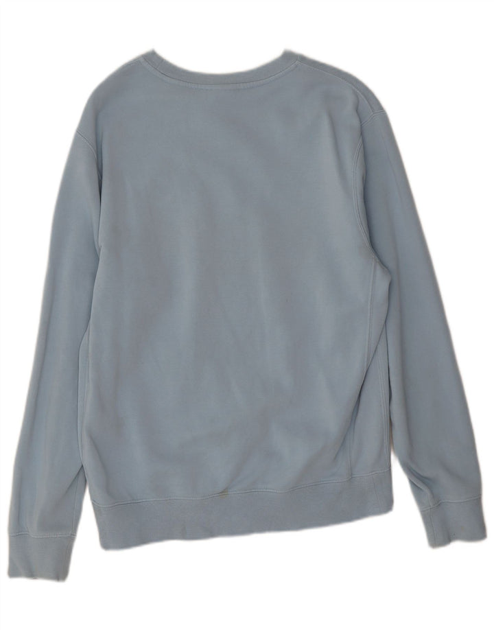 Felpa Nike Uomo Maglione Piccolo Blu Cotone
