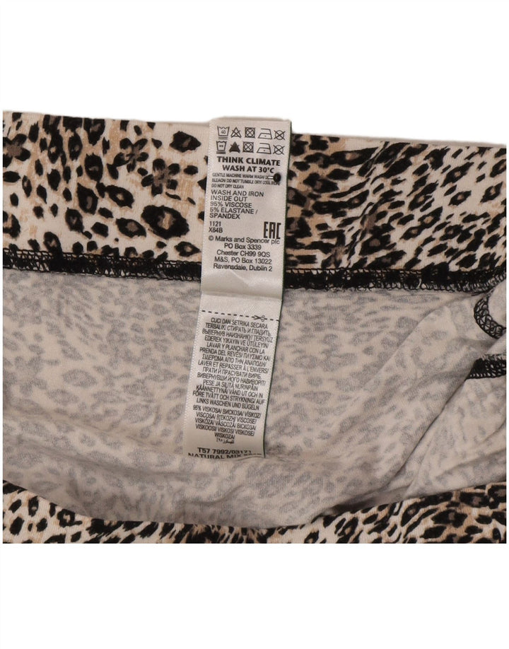 Pantaloni casual da donna Marks & Spencer UK 16 Large W34 L26 multicolore