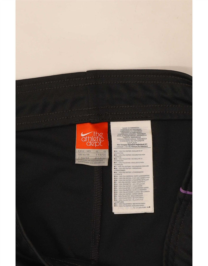 Pantaloni della tuta da donna Nike UK 16/18 Large Grigio Poliestere