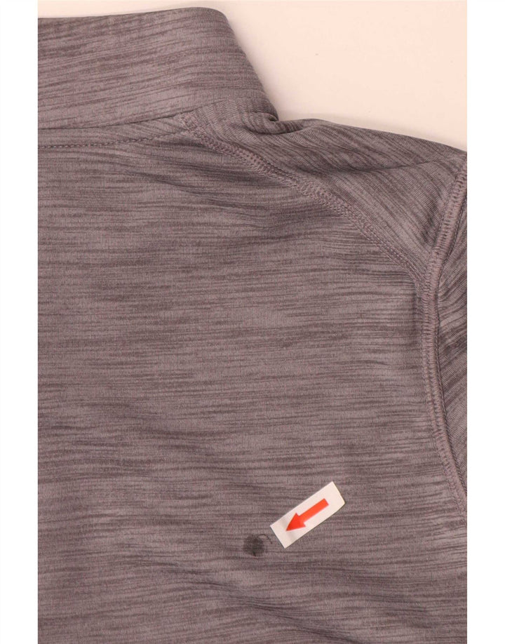 Top della tuta pullover Nike da ragazzo Dri Fit 13-14 anni XL grigio chiazzato