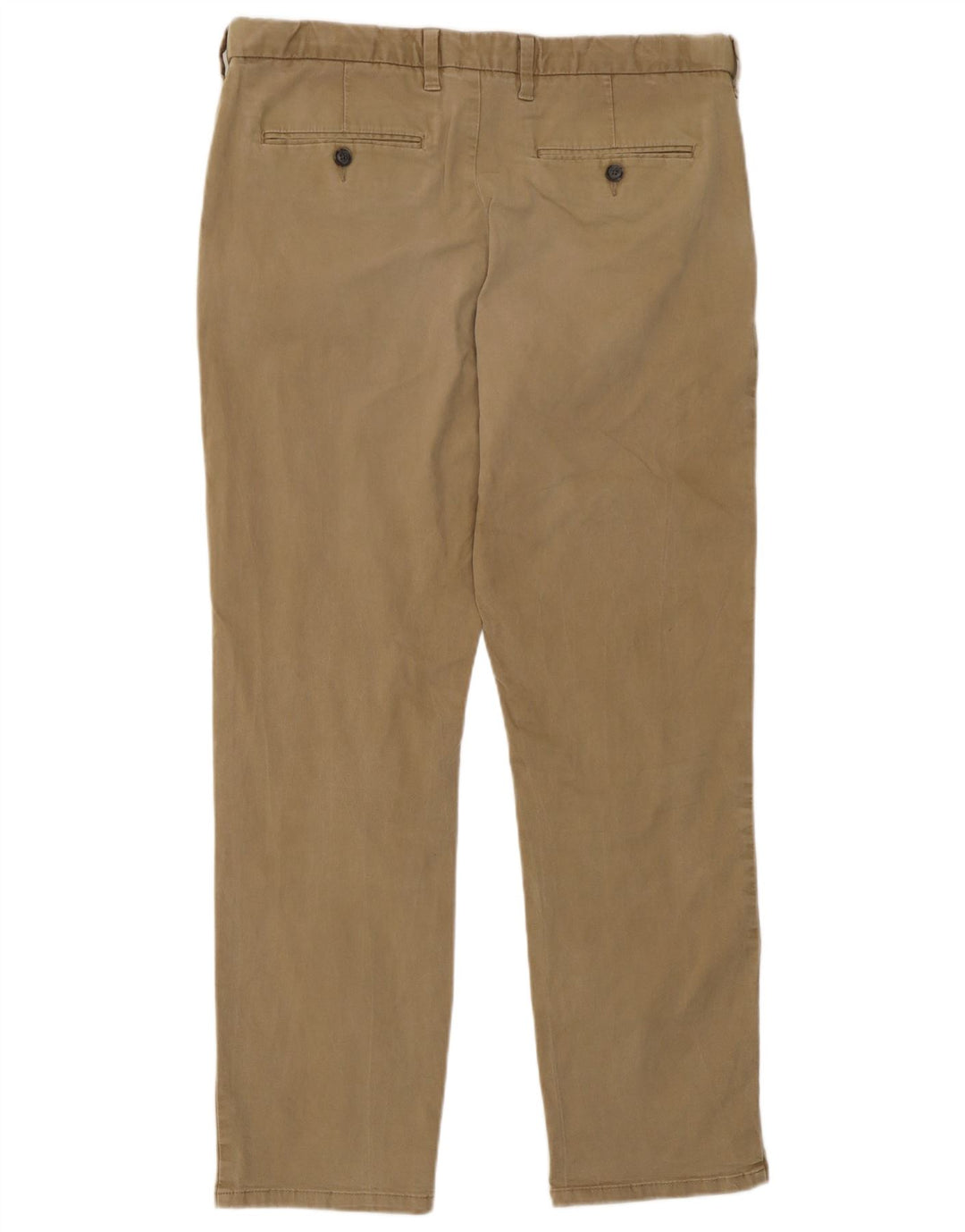 Pantaloni chino vestibilità regolare da uomo Marks & Spencer W36 L31 cotone kaki