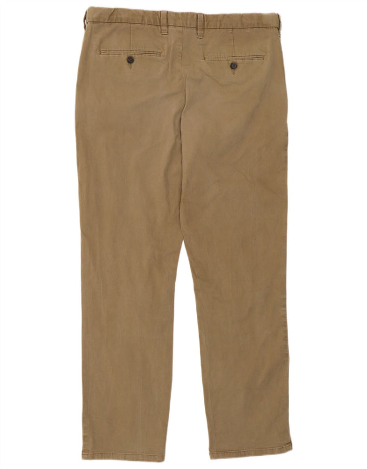 Pantaloni chino vestibilità regolare da uomo Marks & Spencer W36 L31 cotone kaki