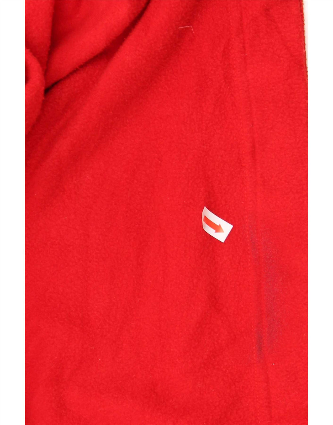 Think Pink Maglione in pile da uomo con collo alto XL Poliestere color block rosso