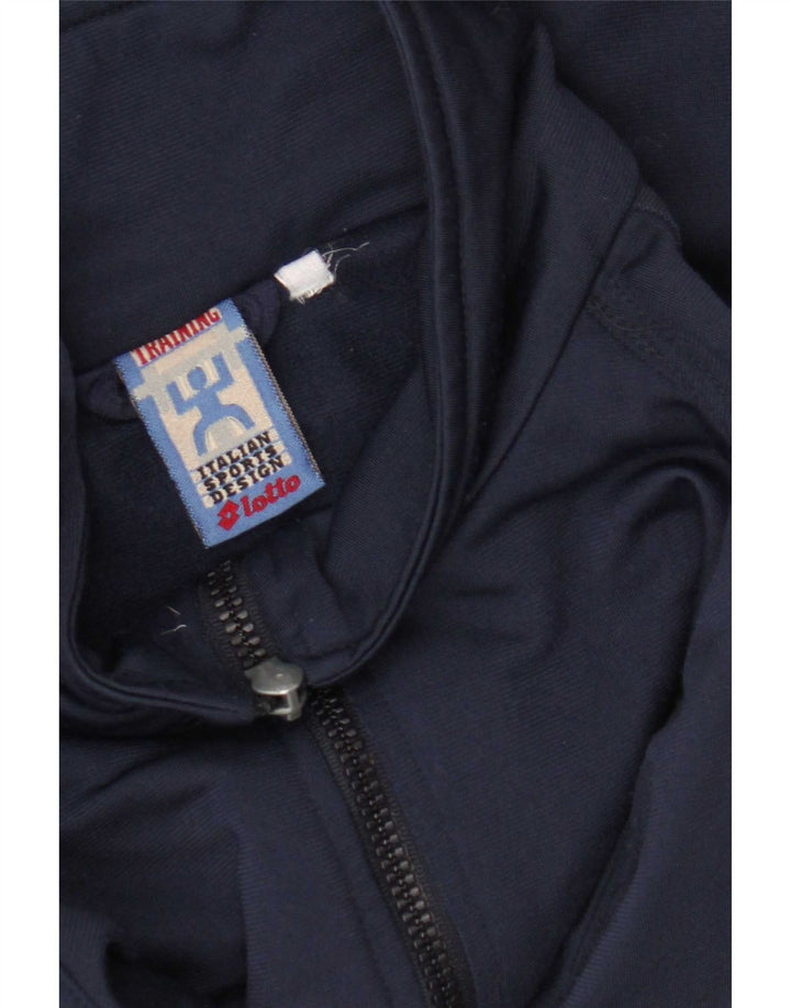 Giacca da ginnastica grafica da uomo Lotto grande blu navy