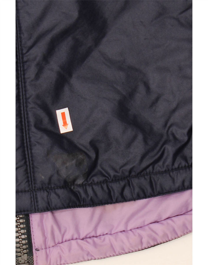 Giacca imbottita da donna Belfe UK 10 Small Blu Navy Colourblock