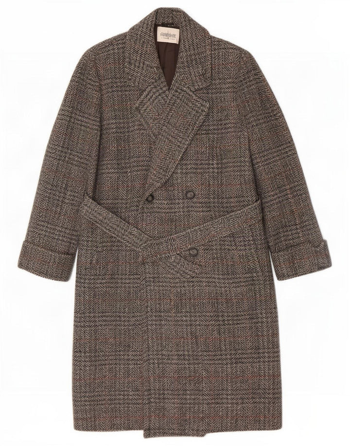 Cappotto doppiopetto donna vestibilità ampia Lebole IT 44 Pied de poule grigio medio
