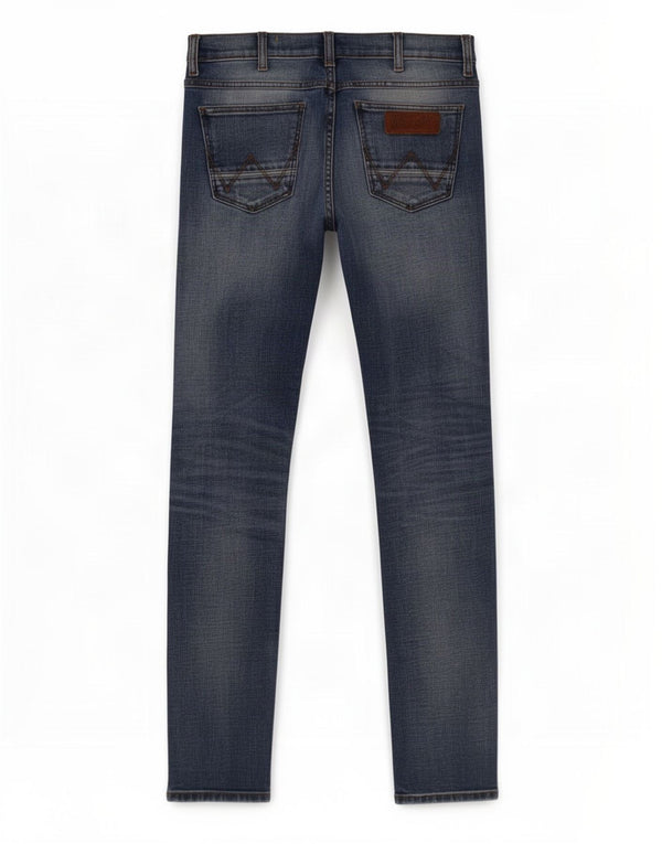 Jeans skinny da uomo Bryson Wrangler W30 L31 cotone blu