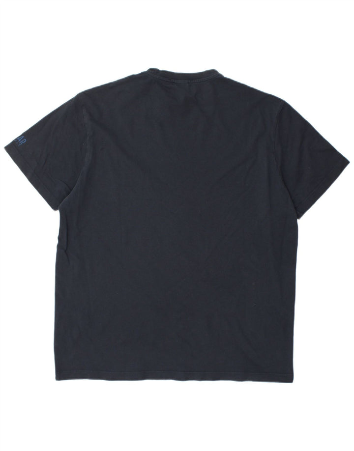 T-shirt Colmar da uomo vestibilità regolare Top XL in cotone blu navy