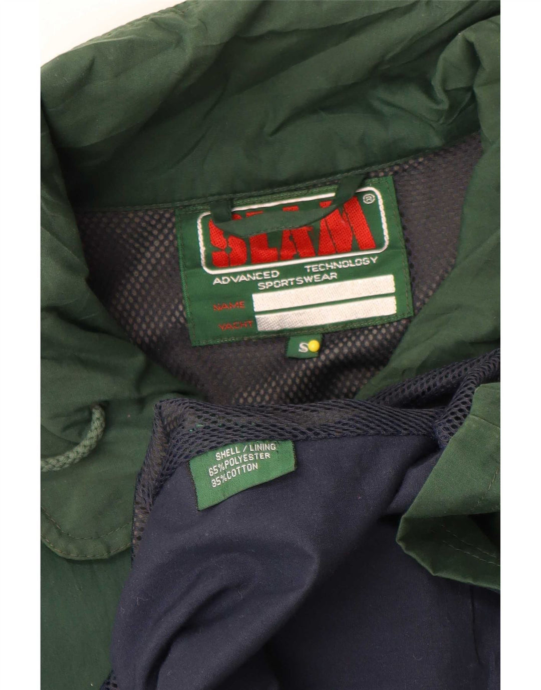 Giacca antipioggia da uomo Slam, vestibilità ampia, UK 36, piccola, verde, in poliestere