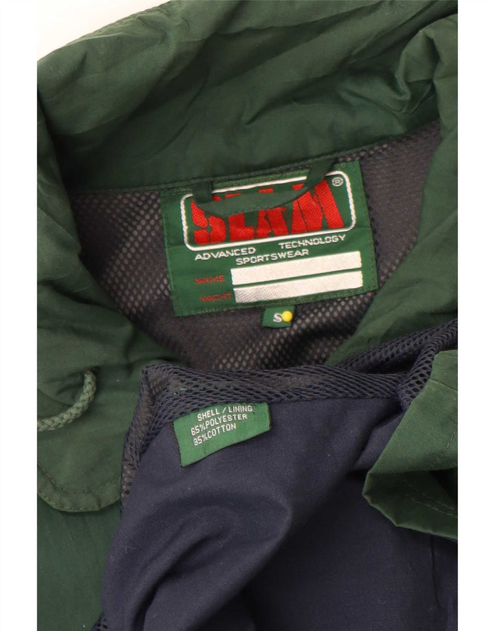 Giacca antipioggia da uomo Slam, vestibilità ampia, UK 36, piccola, verde, in poliestere