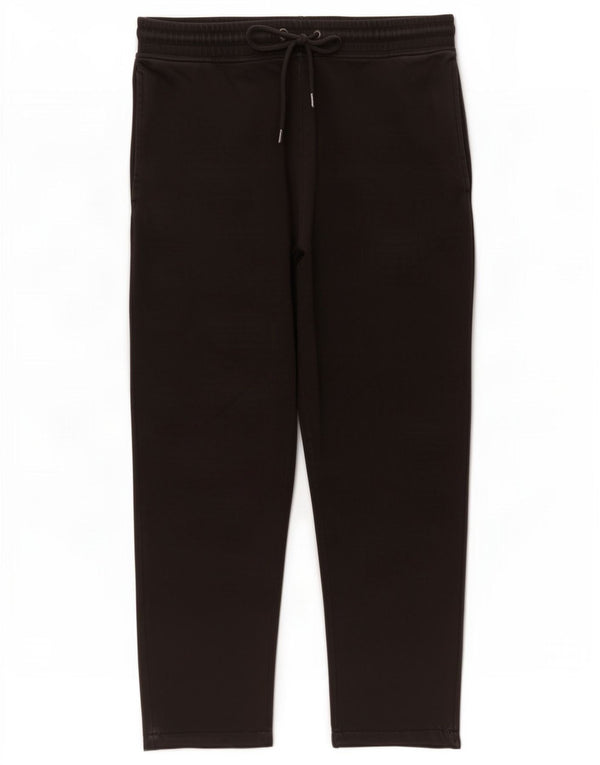 Pantaloni da tuta da donna Marks & Spencer UK 14 cotone medio nero